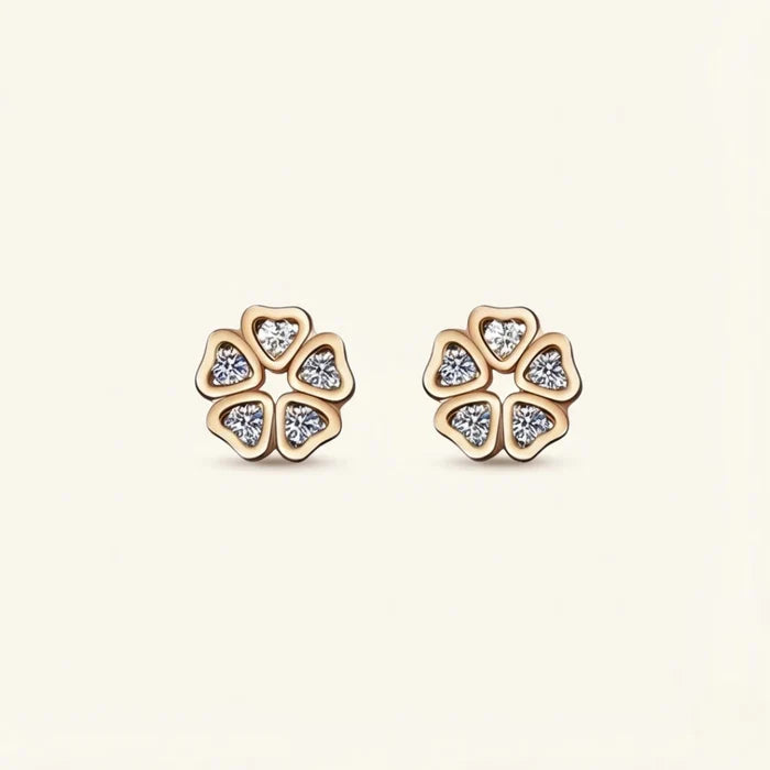 Boucles d'Oreilles Malak Moissanite