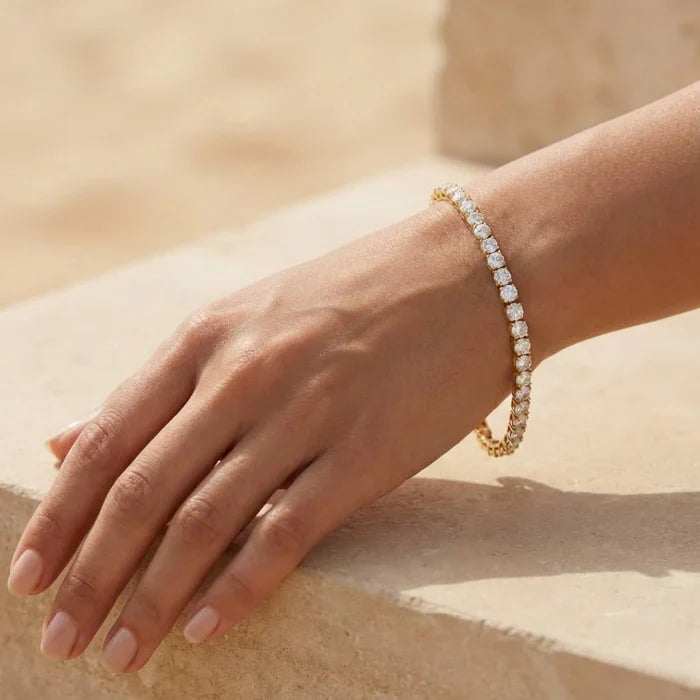 Bracelet Tennis Moissanite - 3mm