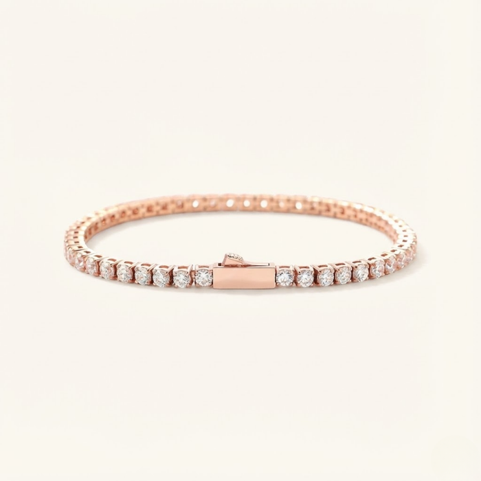 Bracelet Tennis Moissanite - 3mm